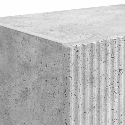 Mobile TV da parete 59,5 x 31 x 100 cm Grigio cemento