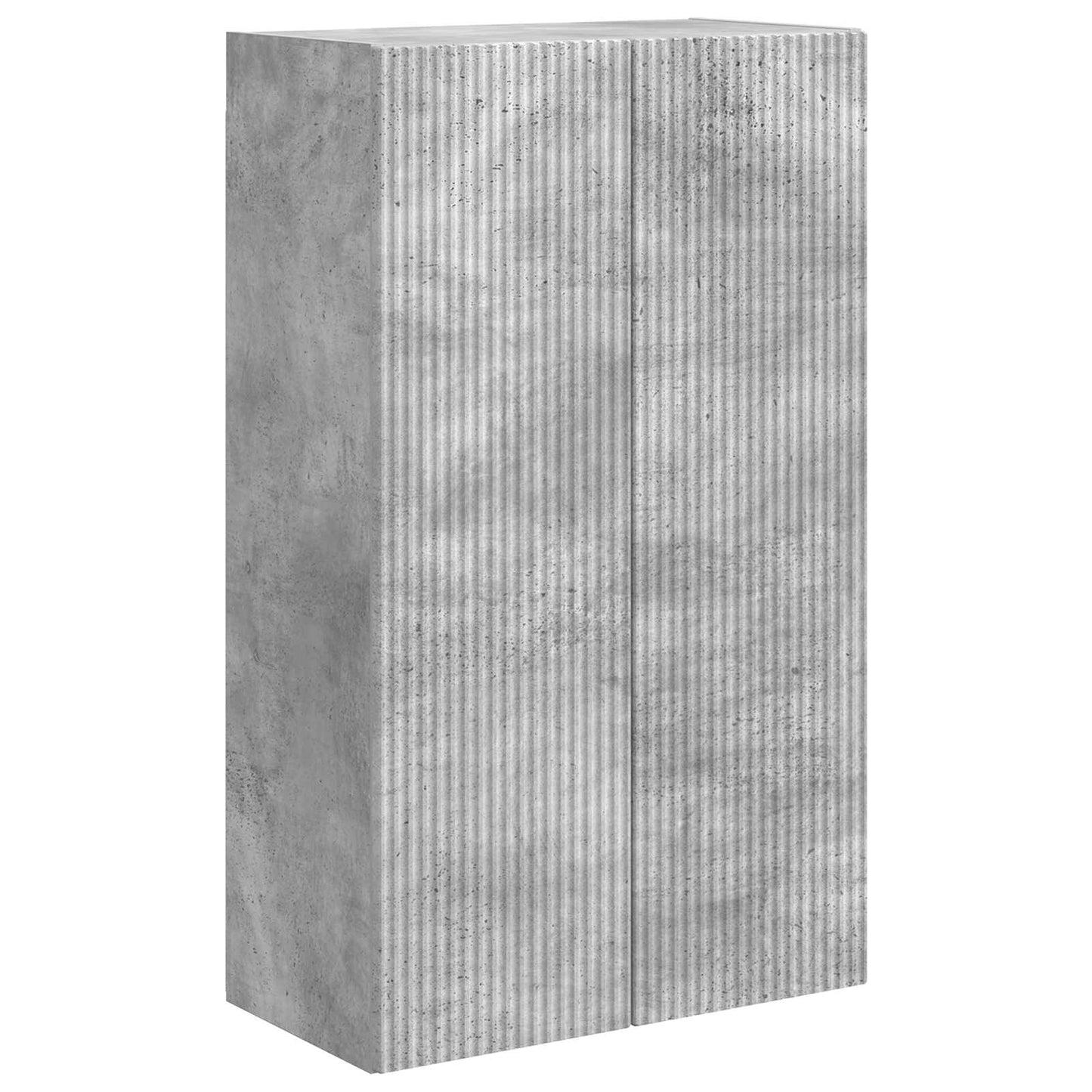 Mobile TV da parete 59,5 x 31 x 100 cm Grigio cemento