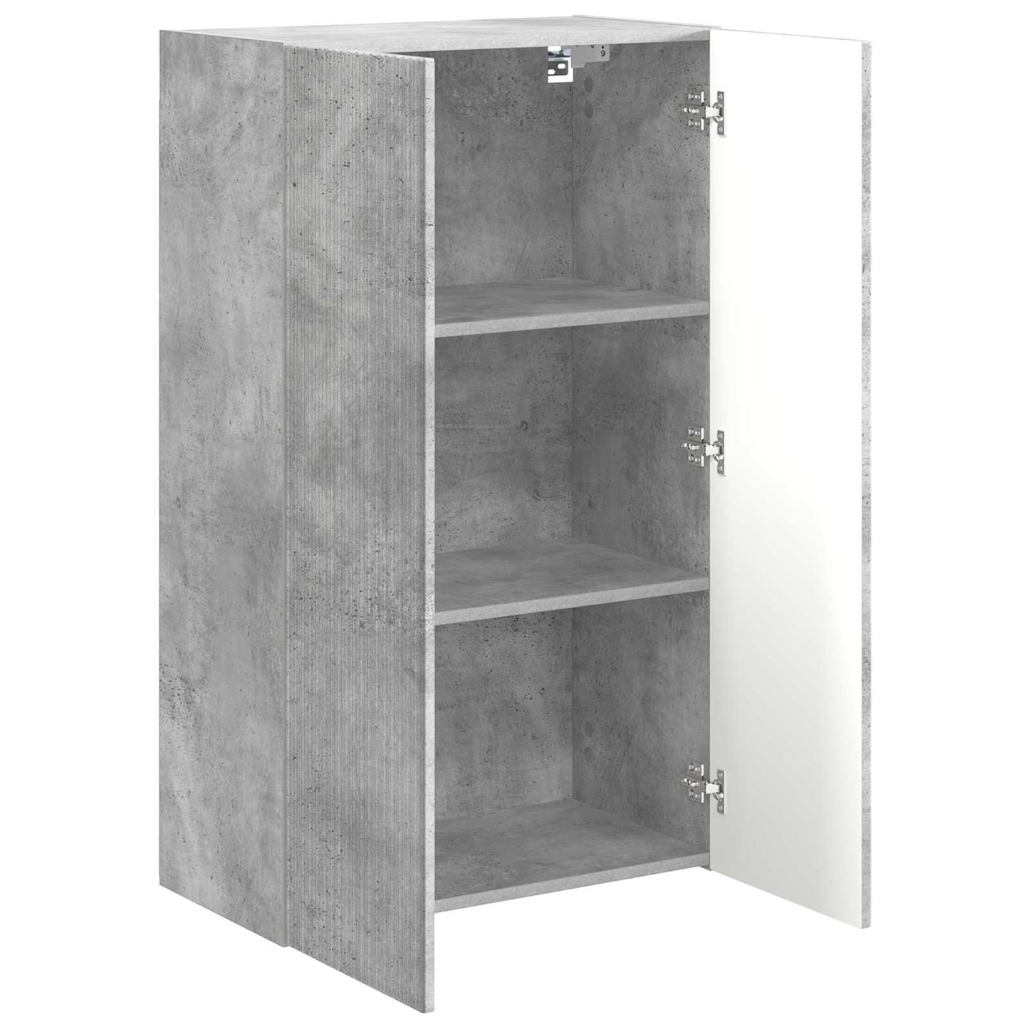 Mobile TV da parete 59,5 x 31 x 100 cm Grigio cemento