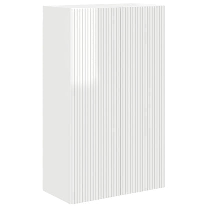 Mobile TV da parete 59,5 x 31 x 100 cm Bianco Lucido