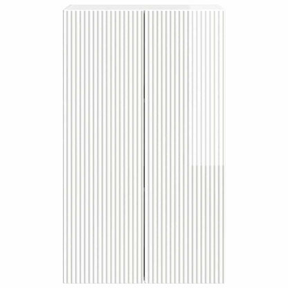 Mobile TV da parete Bianco Lucido 59,5 x 31 x 100 cm