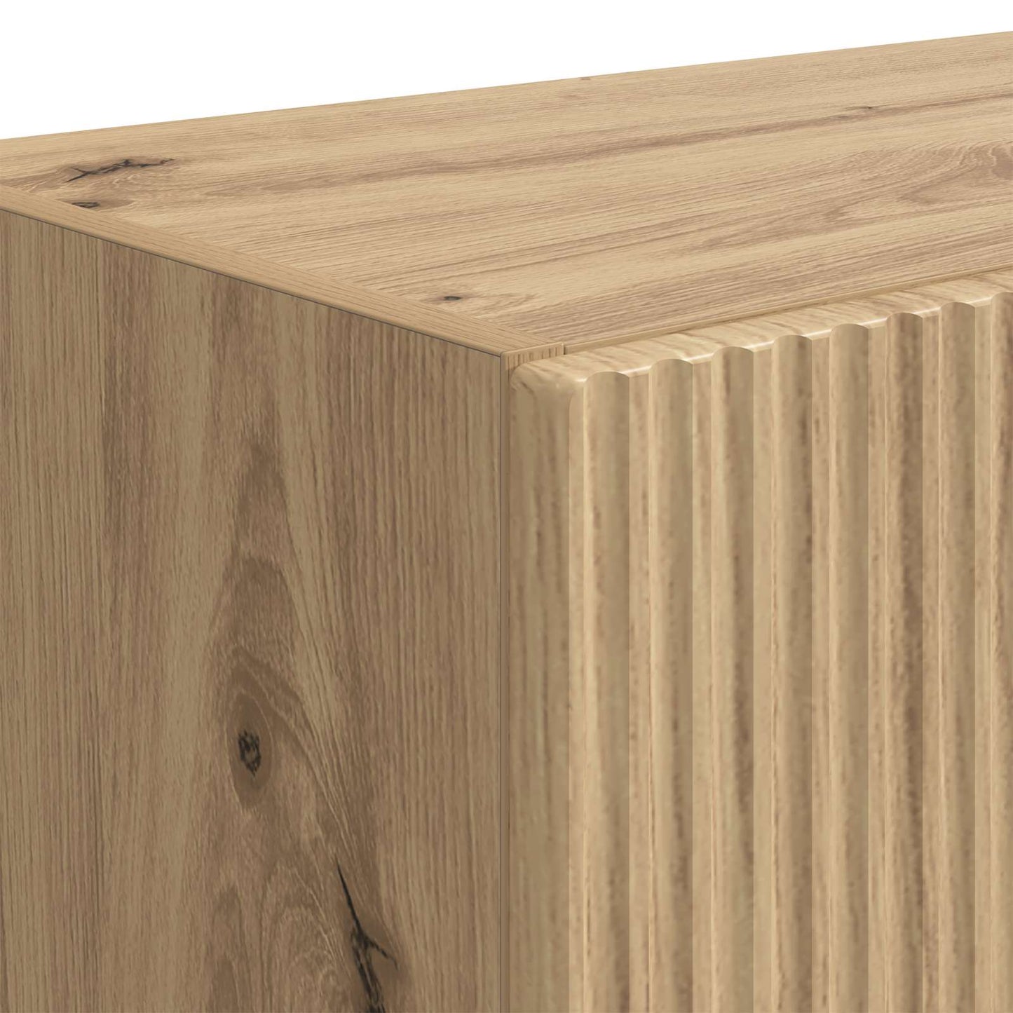 Mobile TV da parete 59,5 x 31 x 100 cm Rovere artigianale