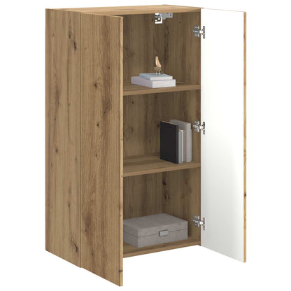 Mobile TV da parete 59,5 x 31 x 100 cm Rovere artigianale