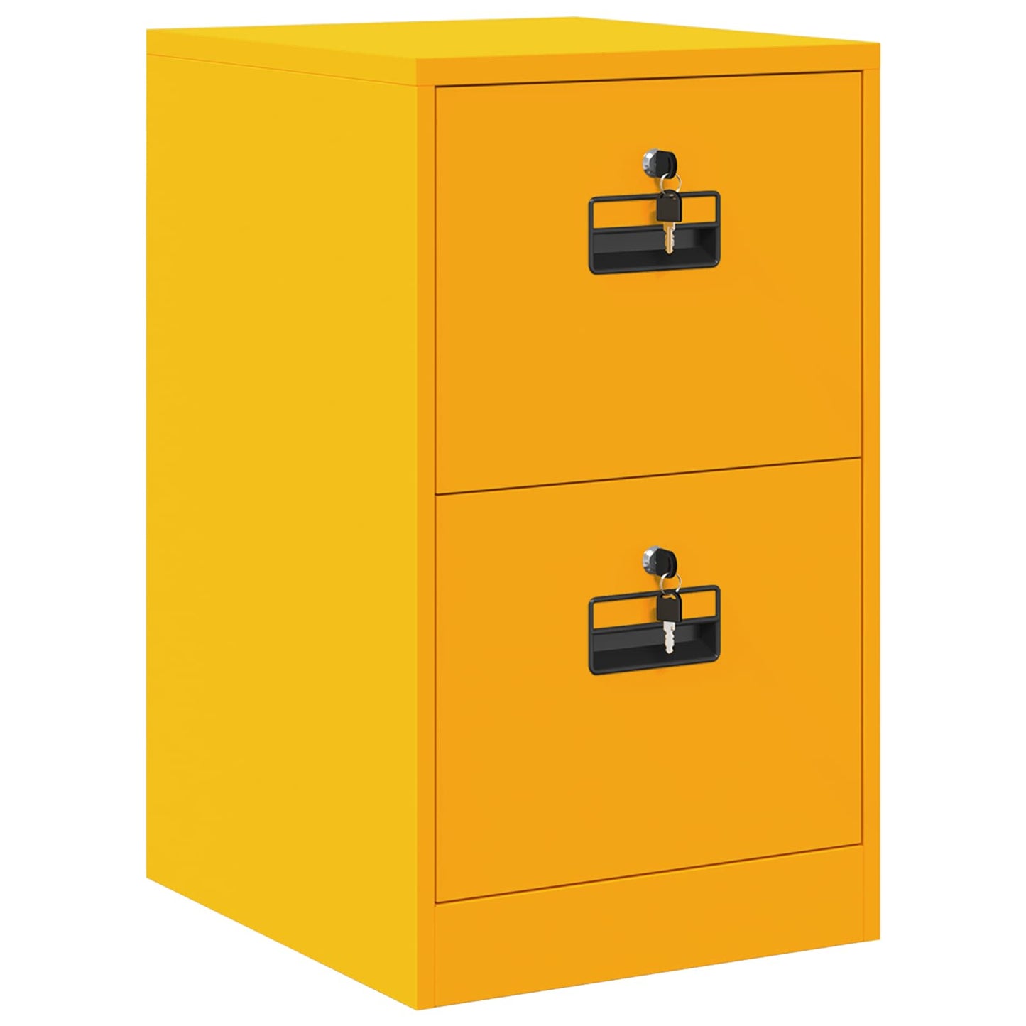 Armadio per File con cassetto Giallo senape 44 x 50 x 106.5 cm