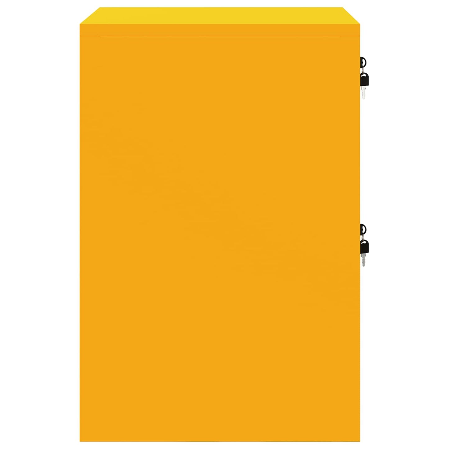 Armadio per File con cassetto Giallo senape 44 x 50 x 106.5 cm
