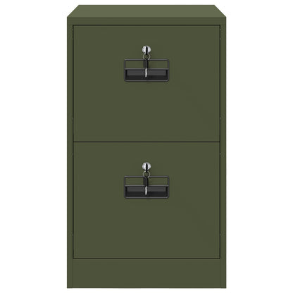 Armadio per File con cassetto Verde oliva 44 x 50 x 106.5 cm