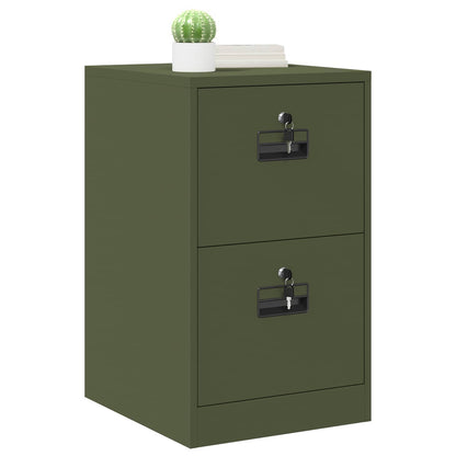 Armadio per File con cassetto Verde oliva 44 x 50 x 106.5 cm