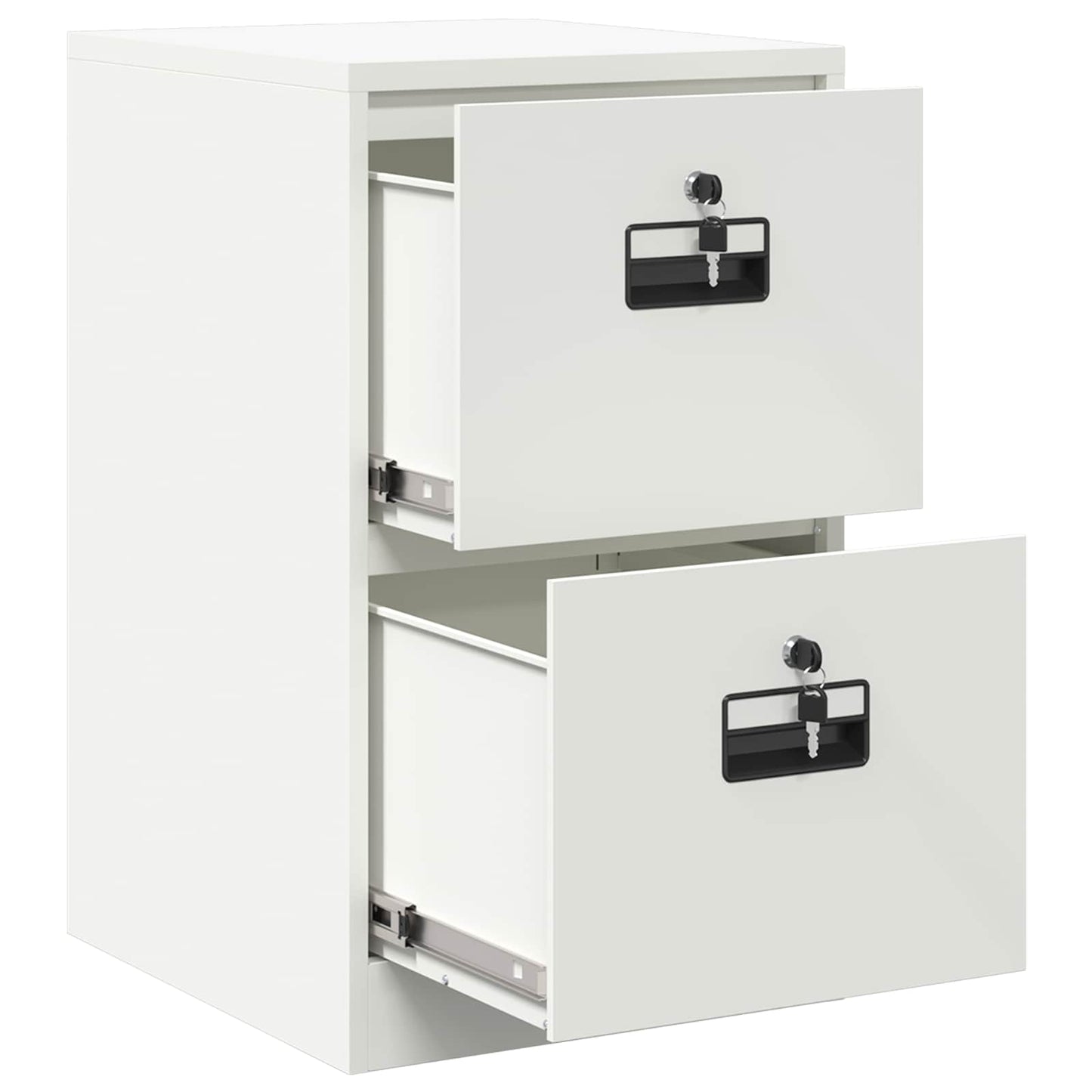 Armadio per File con cassetto Bianco 44 x 50 x 106.5 cm