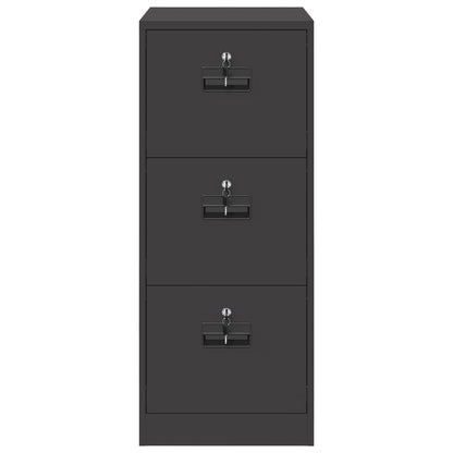 Armadio per File con cassetto Nero 44 x 50 x 106.5 cm