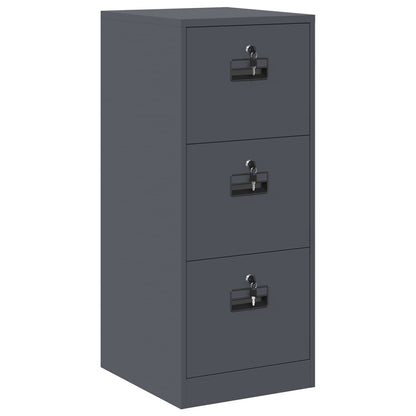 Armadio per File con cassetto Antracite 44 x 50 x 106.5 cm