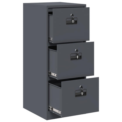 Armadio per File con cassetto Antracite 44 x 50 x 106.5 cm