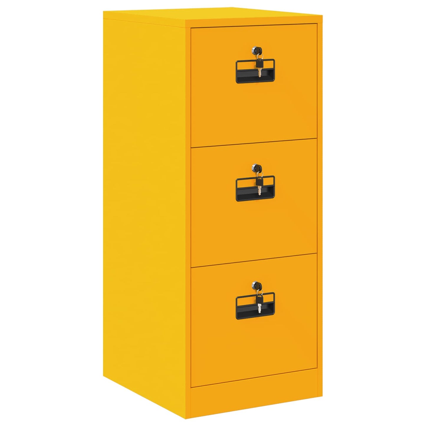 Armadio per File con cassetto Giallo senape 44 x 50 x 106.5 cm