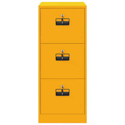 Armadio per File con cassetto Giallo senape 44 x 50 x 106.5 cm