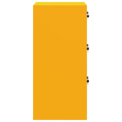 Armadio per File con cassetto Giallo senape 44 x 50 x 106.5 cm