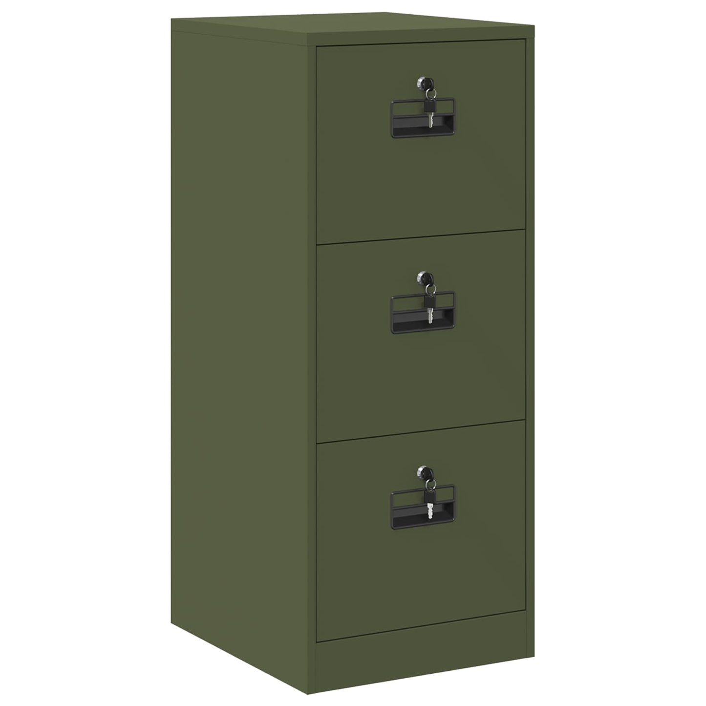 Armadio per File con cassetto Verde oliva 44 x 50 x 106.5 cm