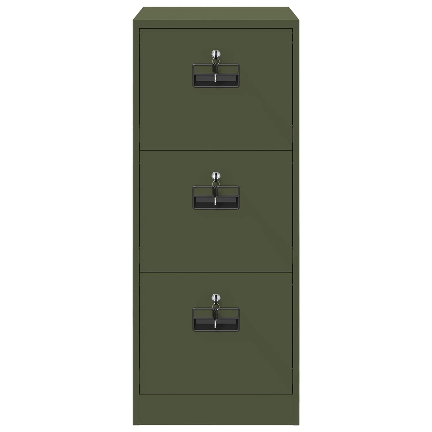 Armadio per File con cassetto Verde oliva 44 x 50 x 106.5 cm