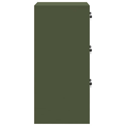 Armadio per File con cassetto Verde oliva 44 x 50 x 106.5 cm