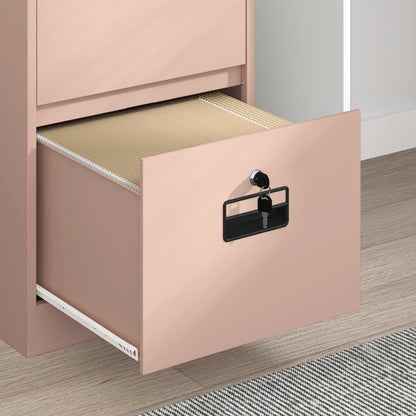Armadio per File con cassetto Rosa 45,5 x 42 x 74,5 cm