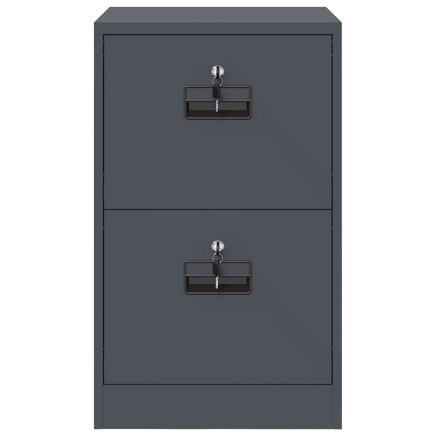 Armadio per File con cassetto Antracite 45,5 x 42 x 74,5 cm