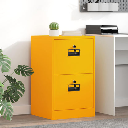 Armadio per File con cassetto Giallo senape 44 x 50 x 106.5 cm