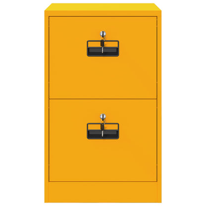 Armadio per File con cassetto Giallo senape 44 x 50 x 106.5 cm