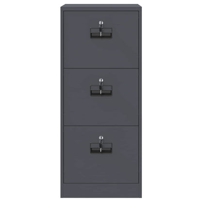 Armadio per File con cassetto Antracite 45,5 x 42 x 106,5 cm