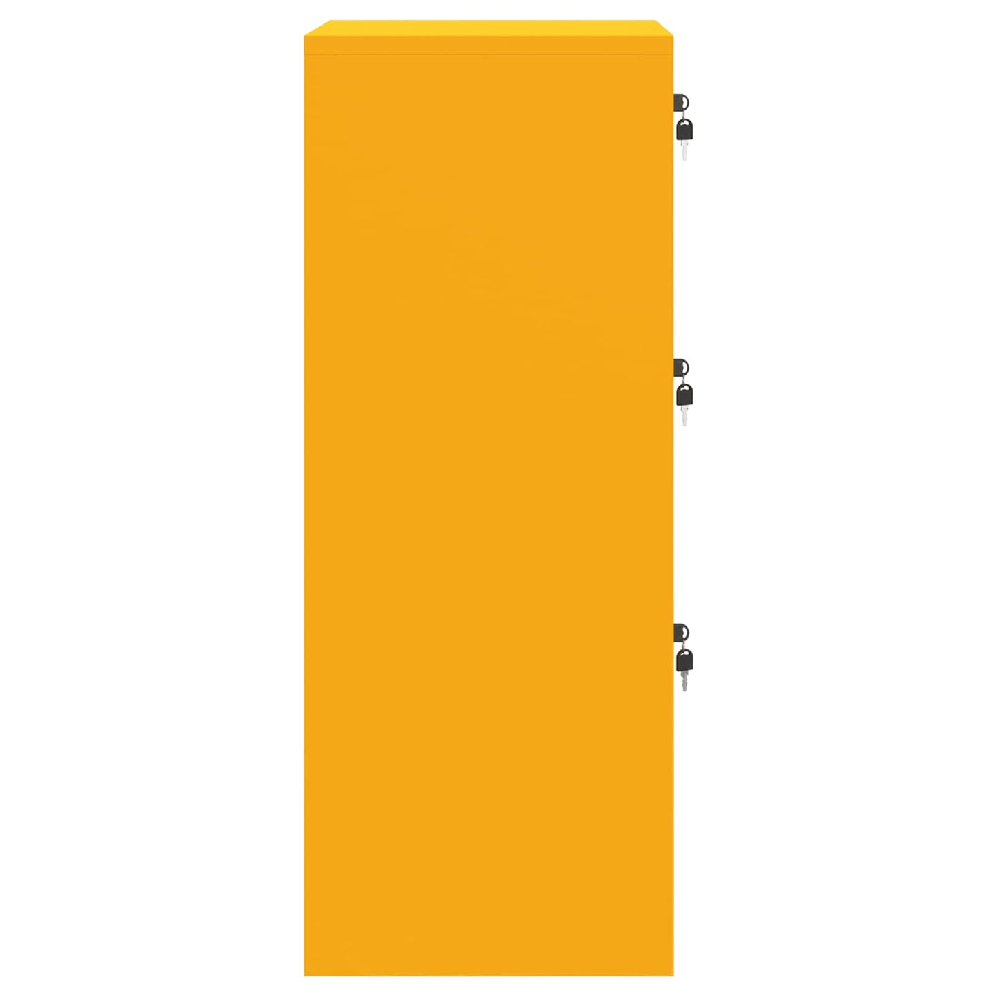 Armadio per File Geometrico Giallo senape 45,5 x 42 x 106,5 cm