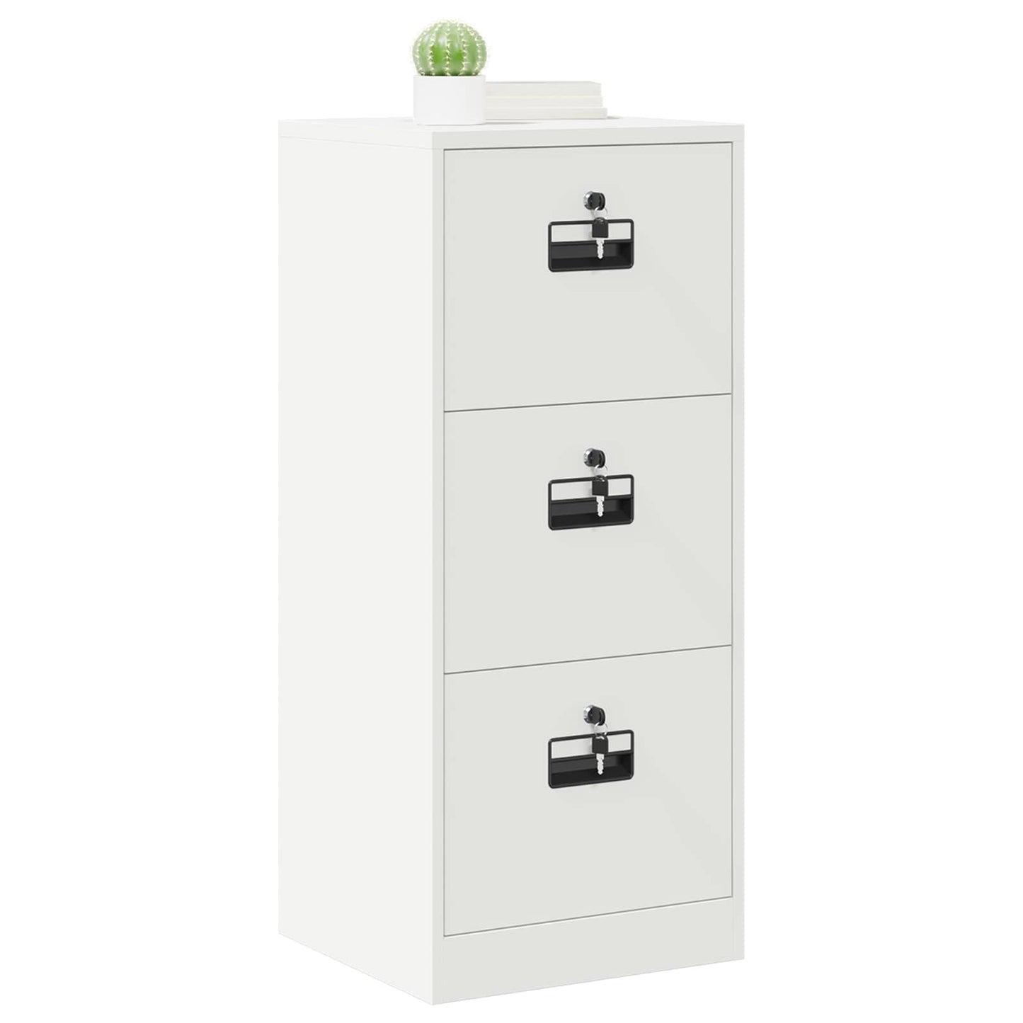 Armadio per File con cassetto Bianco 45,5 x 42 x 106,5 cm