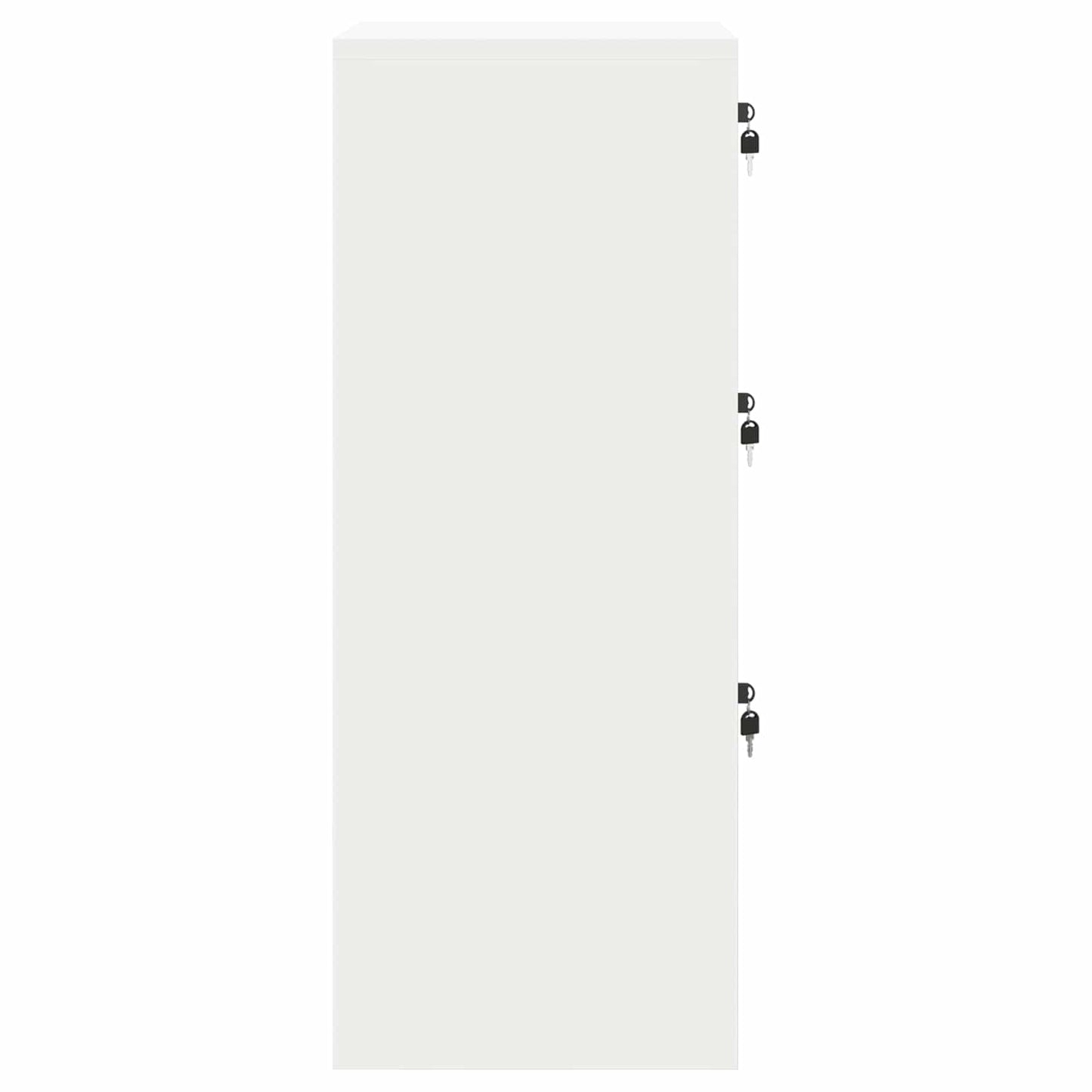 Armadio per File con cassetto Bianco 45,5 x 42 x 106,5 cm