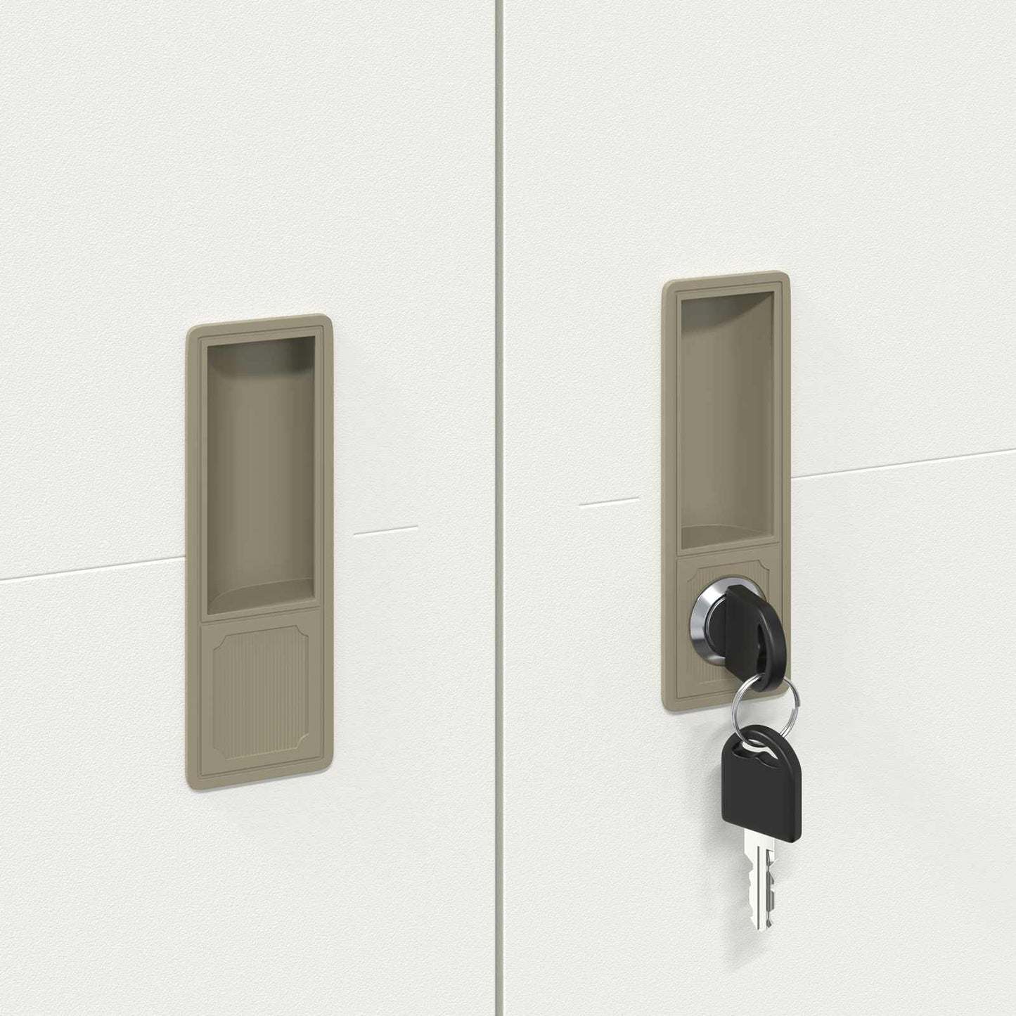 Armadio per File con cassetto Nero 44 x 50 x 106.5 cm