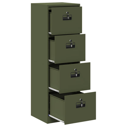 Armadio per File con cassetto Verde oliva 44 x 50 x 106.5 cm