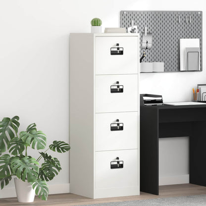Armadio per File con cassetto Bianco 45,5 x 42 x 139 cm