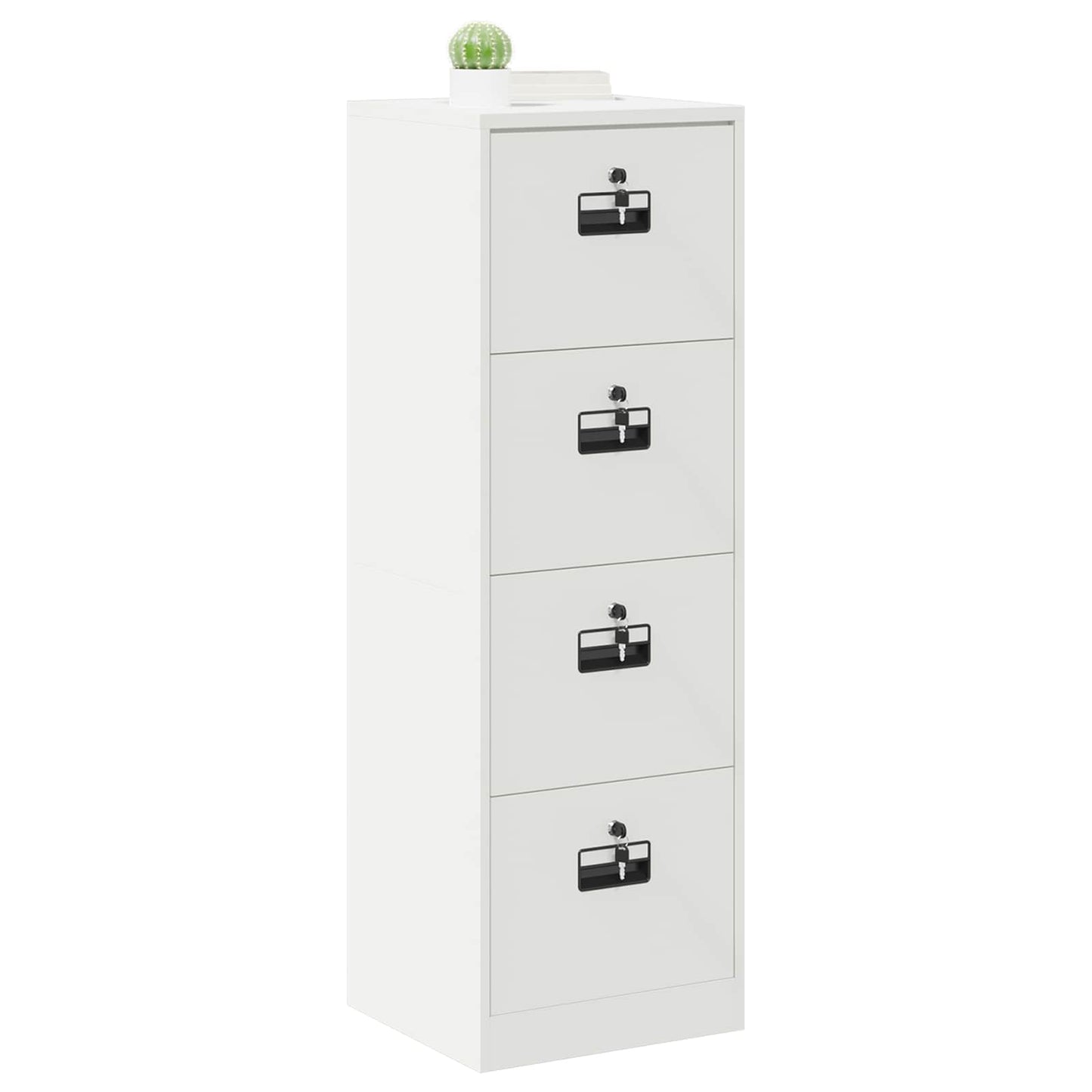 Armadio per File con cassetto Bianco 45,5 x 42 x 139 cm