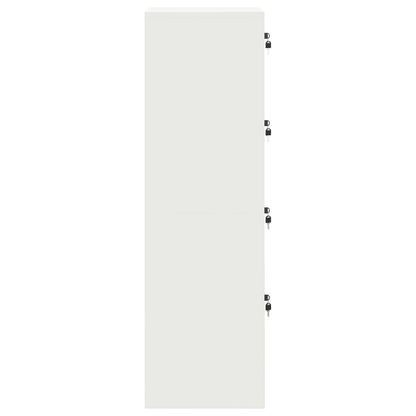 Armadio per File con cassetto Bianco 45,5 x 42 x 139 cm