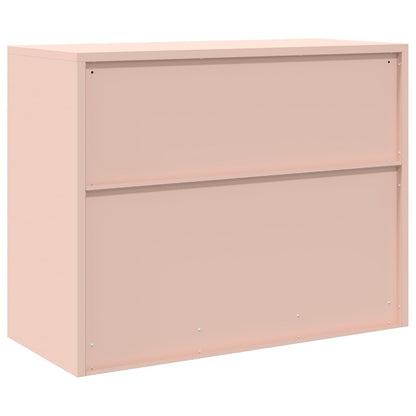 Armadio Rosa 90 x 40 x 70 cm Acciaio | homemem39