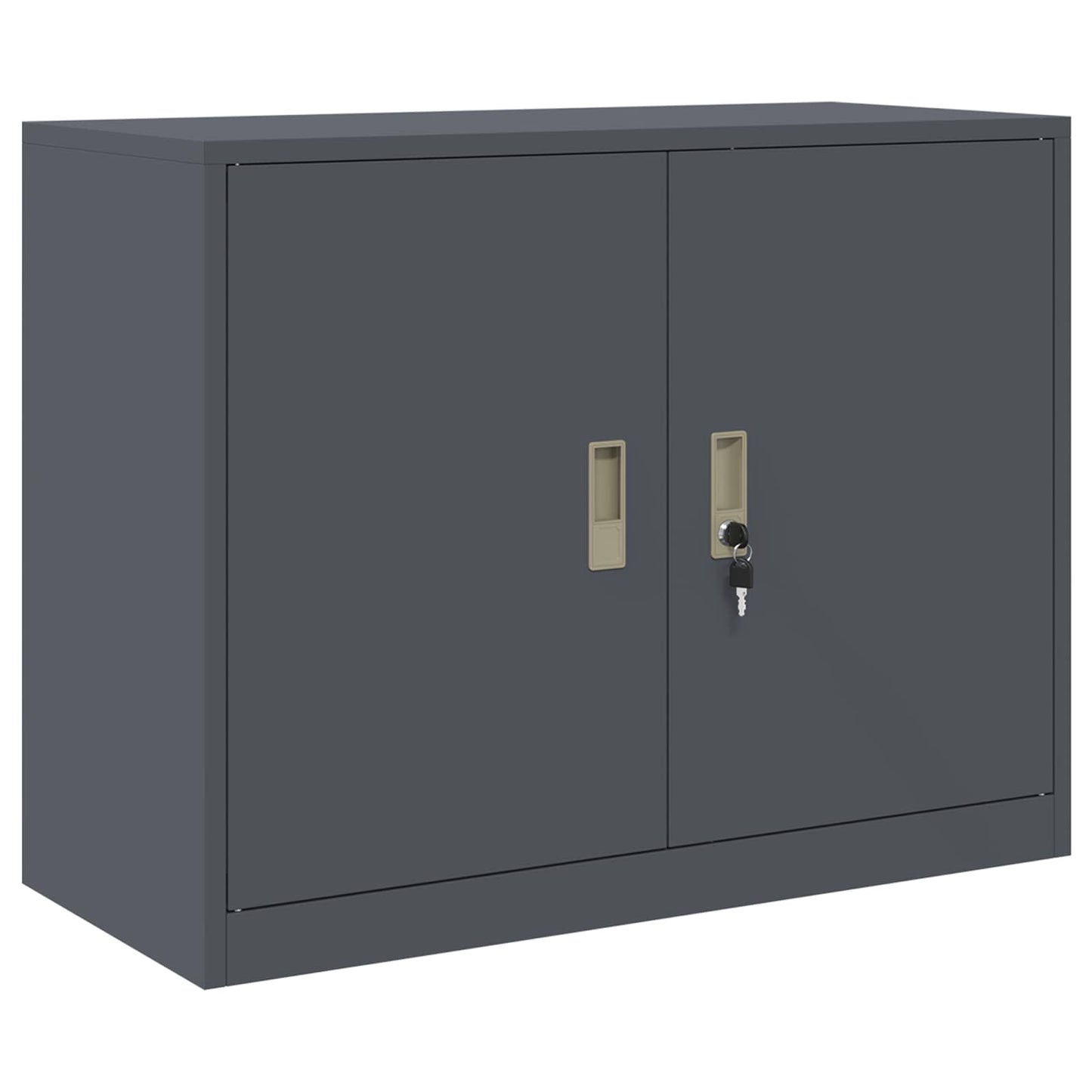 Armadio Antracite 90 x 40 x 70 cm Acciaio