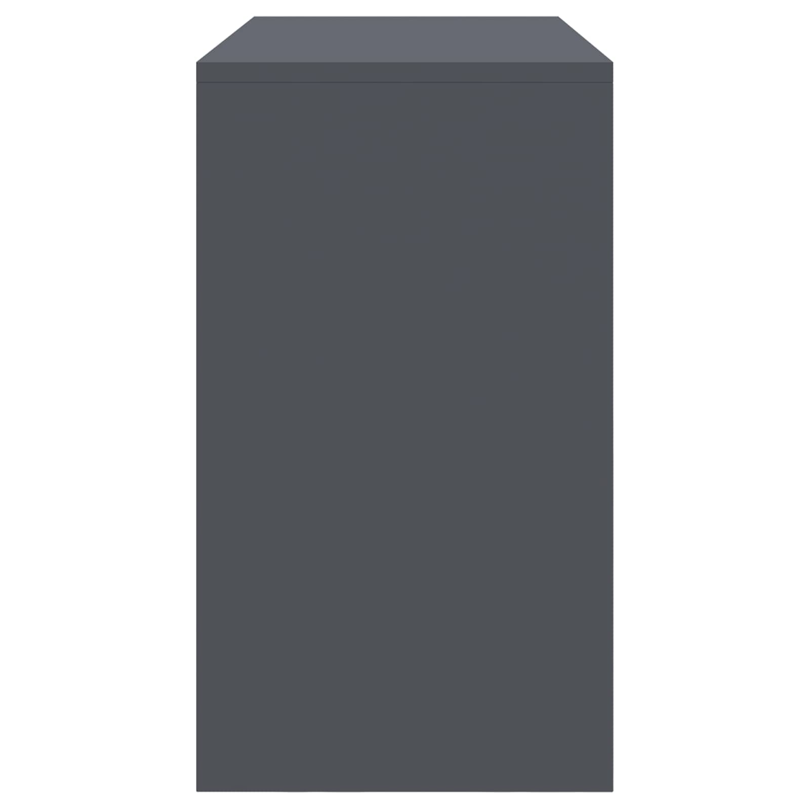 Armadio Antracite 90 x 40 x 70 cm Acciaio | homemem39