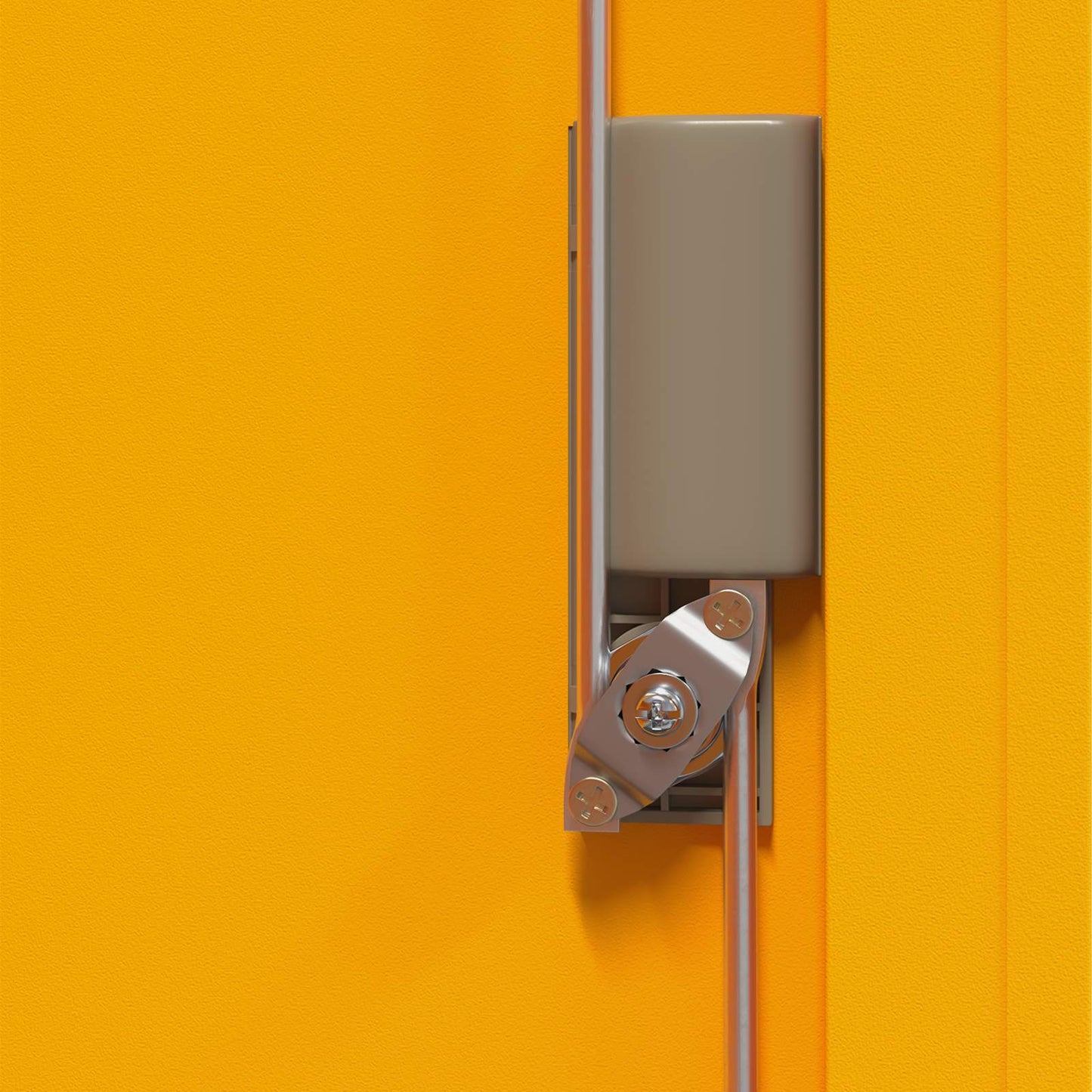 Armadio Giallo senape 90 x 40 x 70 cm Acciaio | homemem39