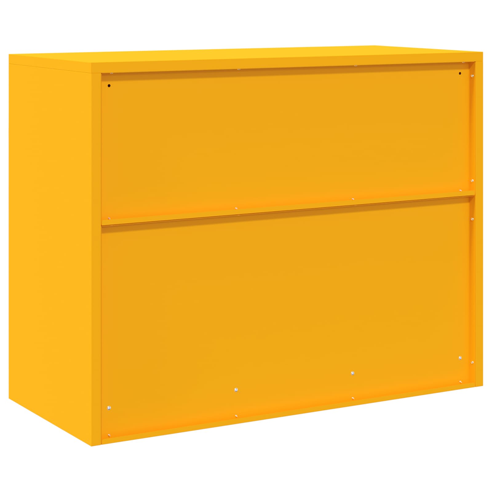 Armadio Giallo senape 90 x 40 x 70 cm Acciaio | homemem39