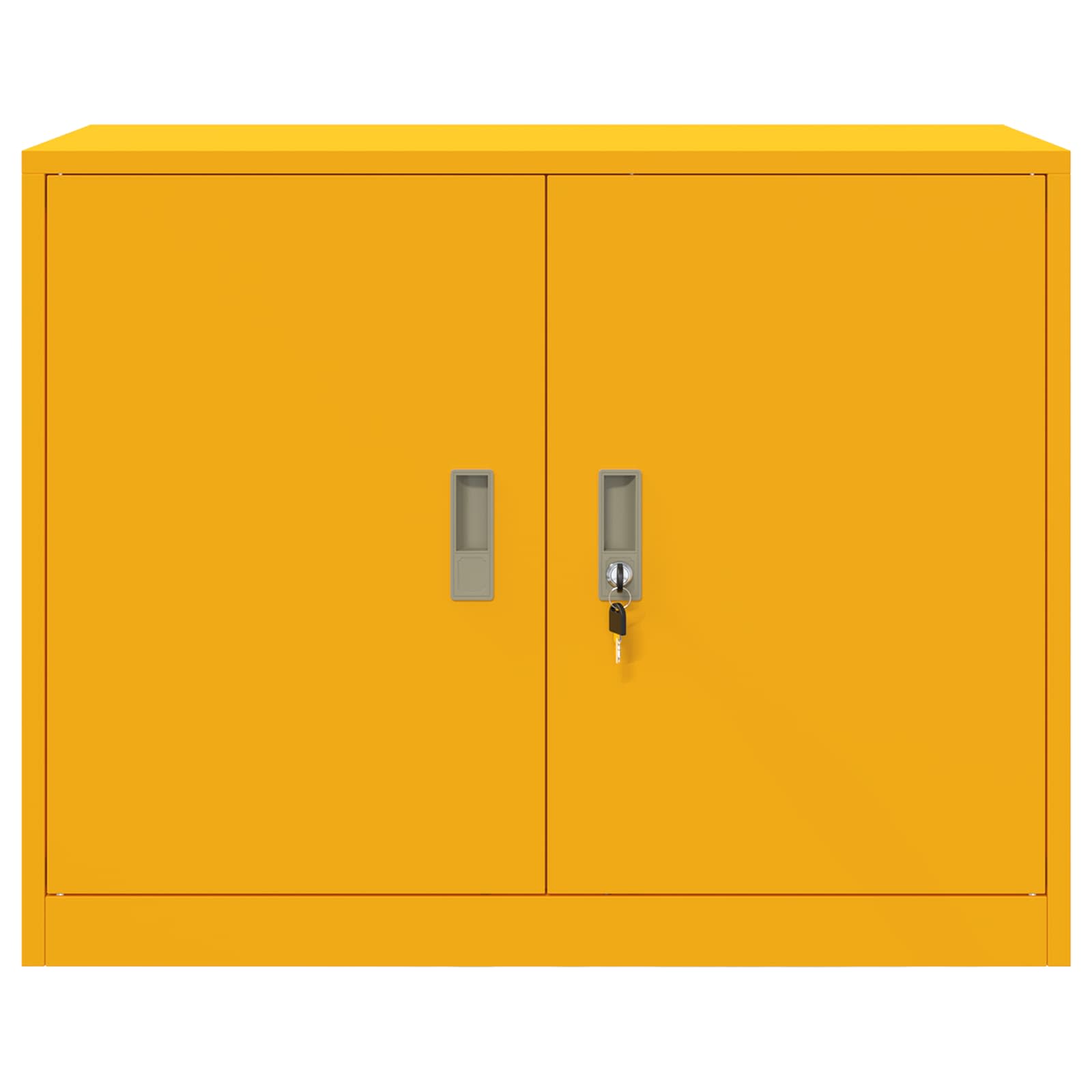 Armadio Giallo senape 90 x 40 x 70 cm Acciaio | homemem39