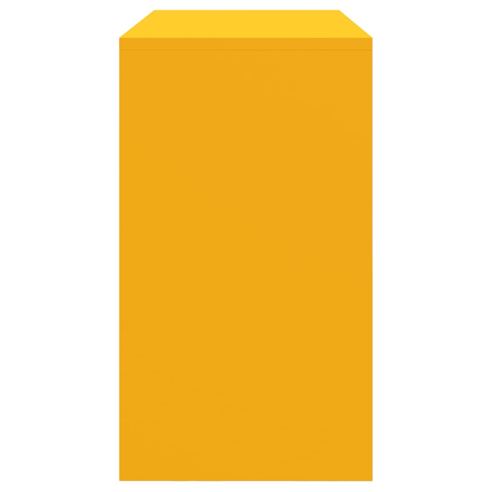 Armadio Giallo senape 90 x 40 x 70 cm Acciaio | homemem39
