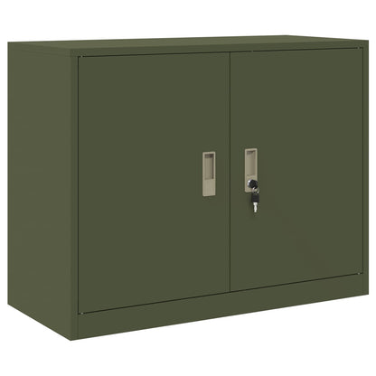 Armadio Verde oliva 90 x 40 x 70 cm Acciaio