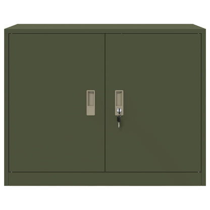 Armadio Verde oliva 90 x 40 x 70 cm Acciaio