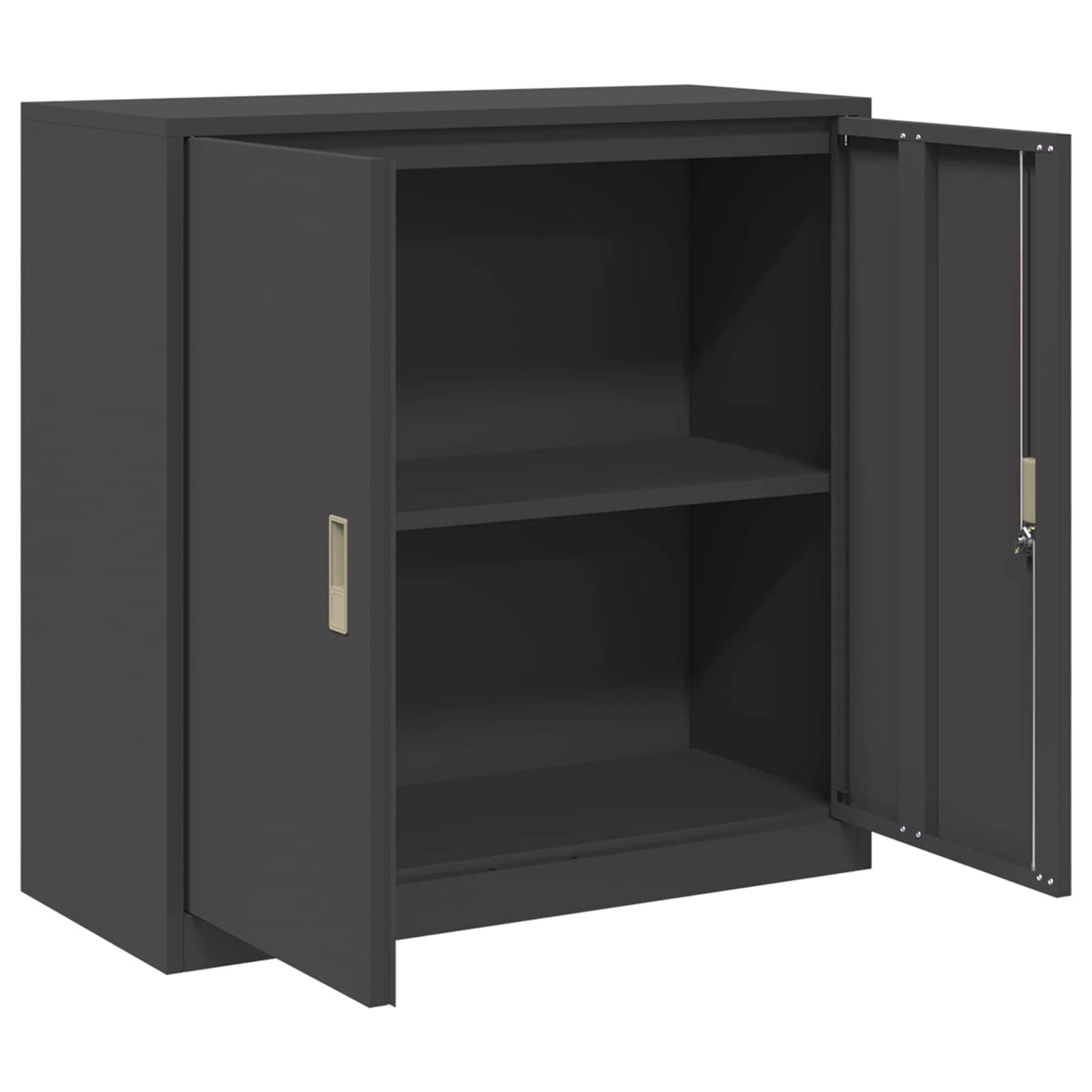 Armadio Nero 90 x 40 x 90 cm Acciaio | homemem39