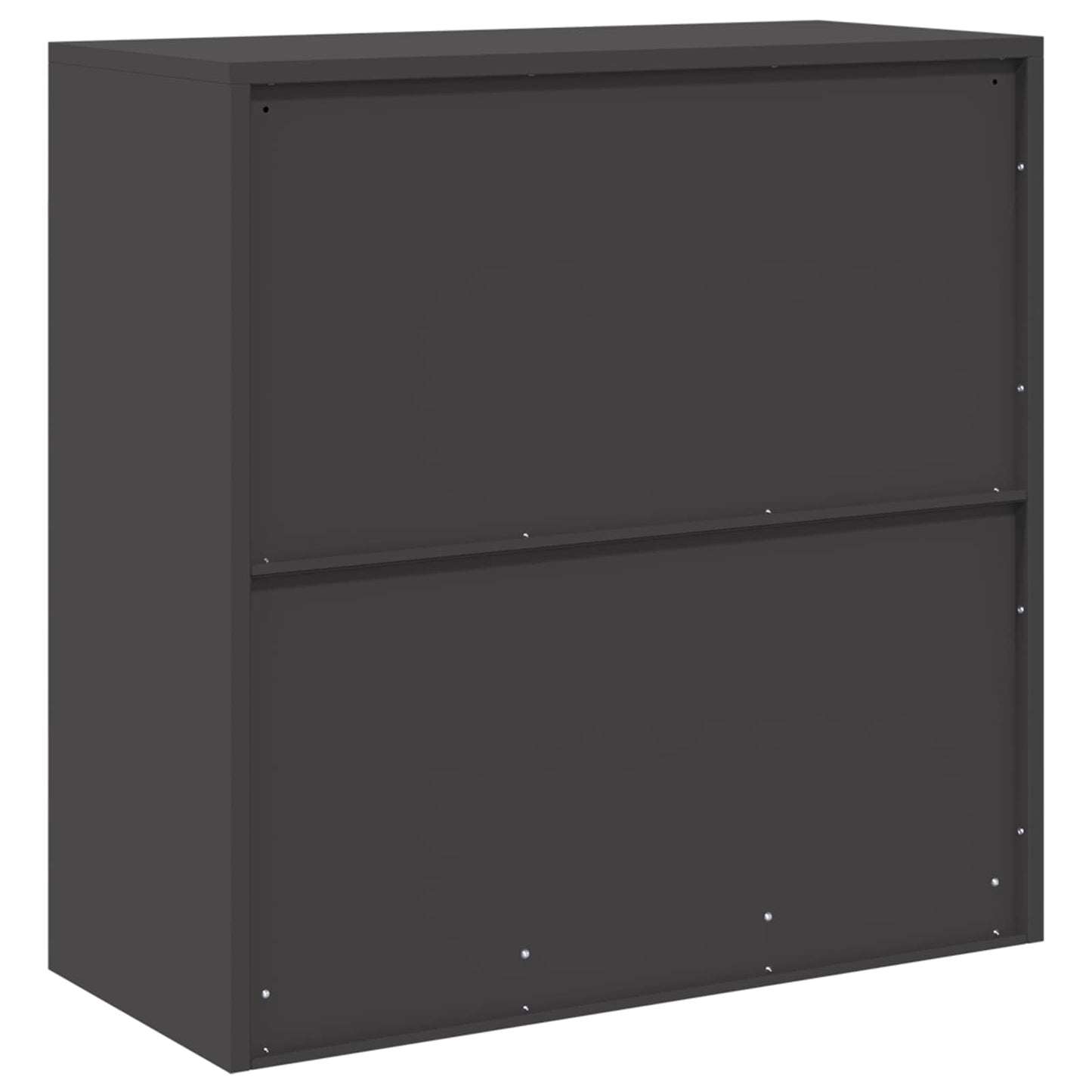 Armadio Nero 90 x 40 x 90 cm Acciaio