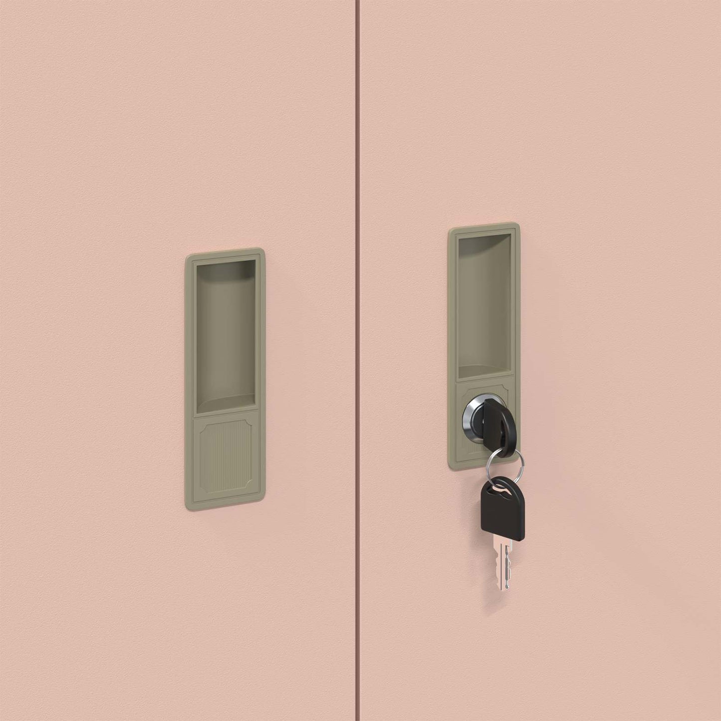 Armadio Rosa 90 x 40 x 90 cm Acciaio | homemem39