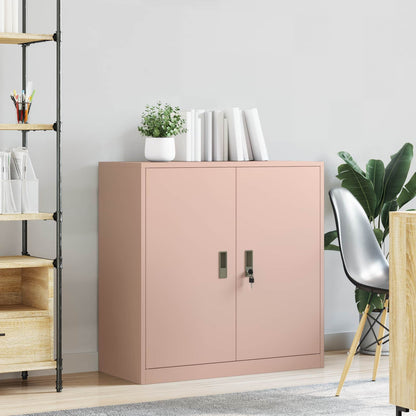 Armadio Rosa 90 x 40 x 90 cm Acciaio | homemem39