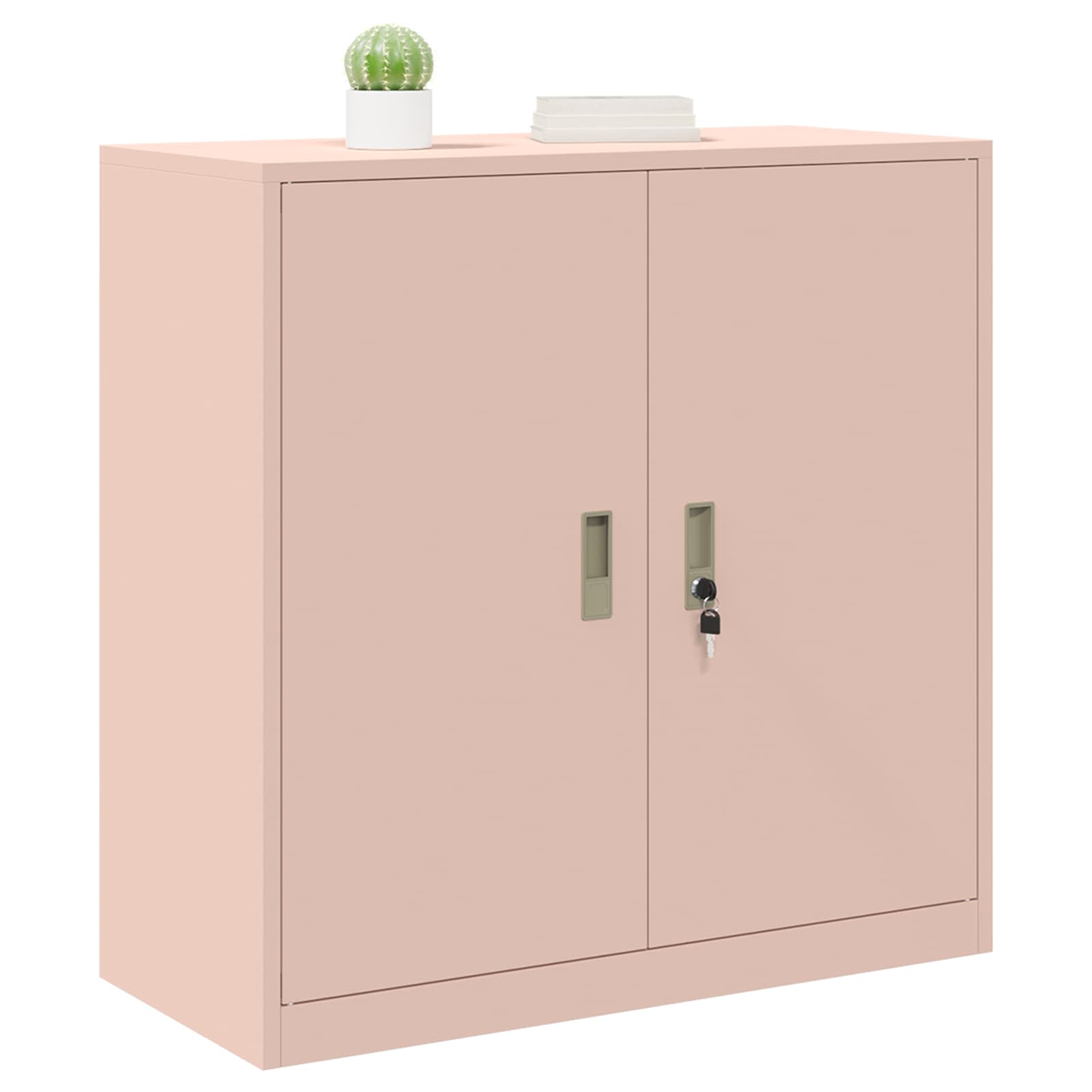 Armadio Rosa 90 x 40 x 90 cm Acciaio | homemem39