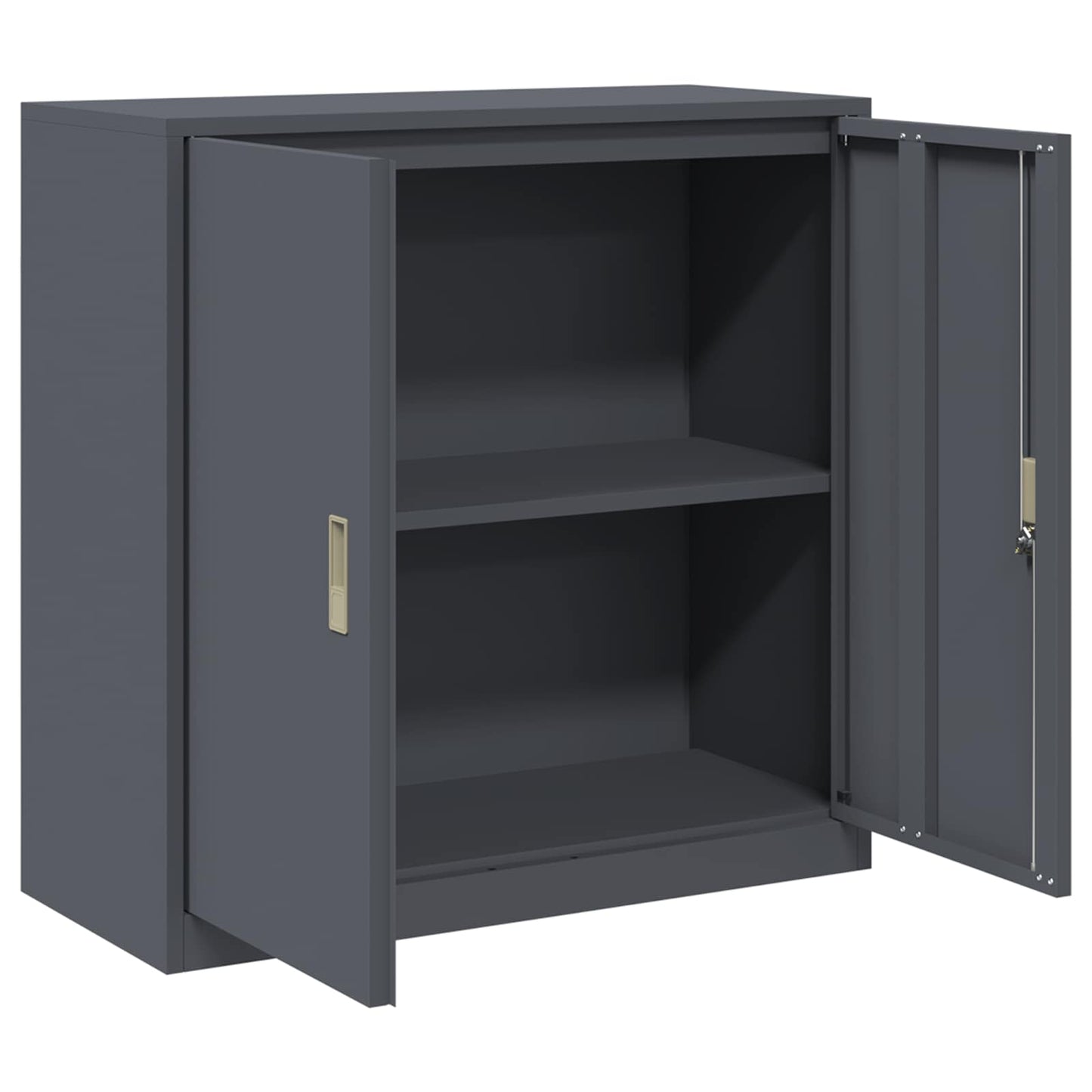 Armadio Antracite 90 x 40 x 90 cm Acciaio | homemem39