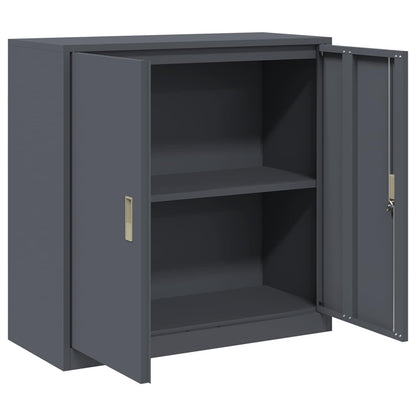 Armadio Antracite 90 x 40 x 90 cm Acciaio | homemem39